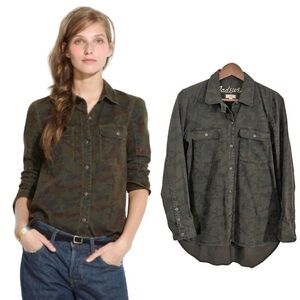 Madewell Camo button down shirt Small